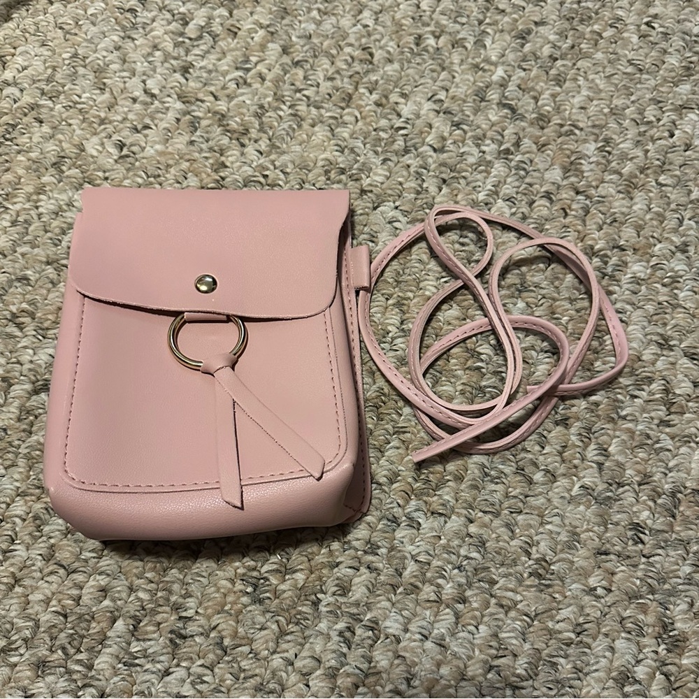 Elegant Pink Crossbody Bag
